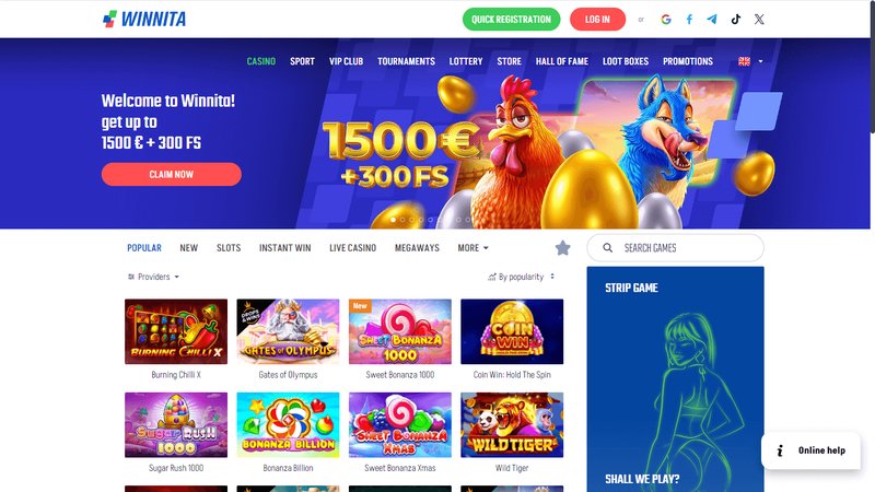 Sapevi che Winnita Casino offre eccitanti giochi d'azzardo online in Italia?, winnita casinò